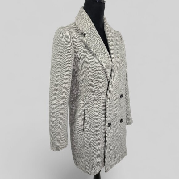 MadeWell Item G9145 Herringbone Blazer Coat - Picture 4 of 12